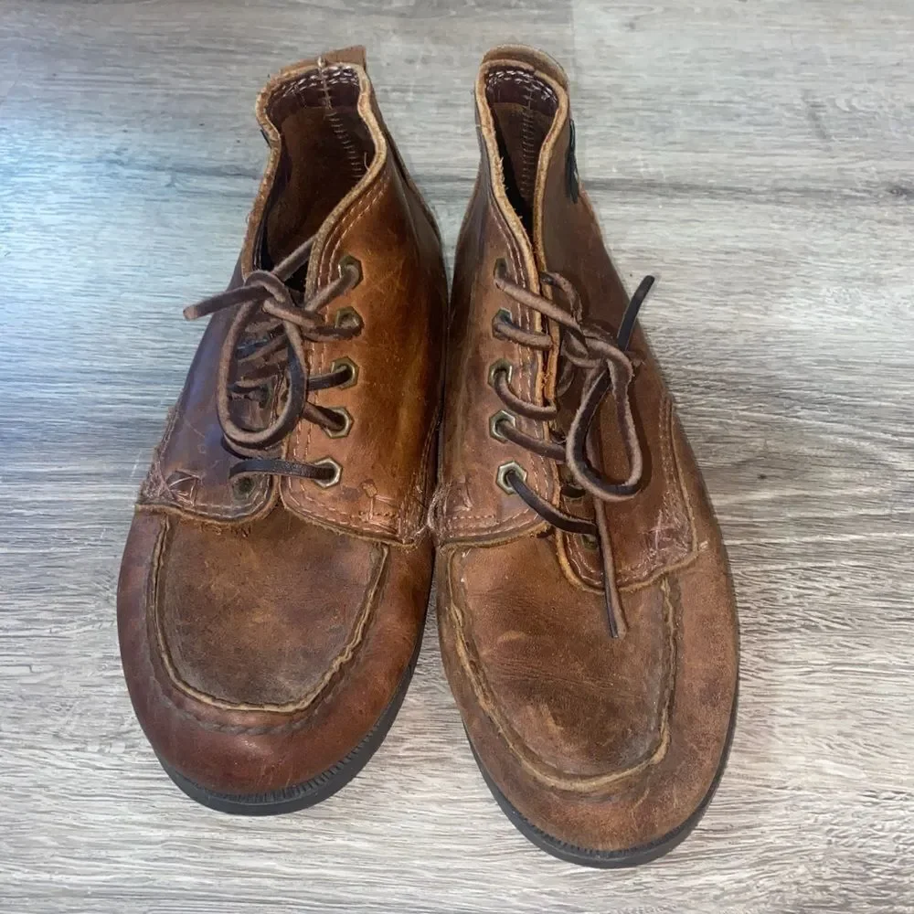 Kid's Eastland Brown Leather Oxford Shoes